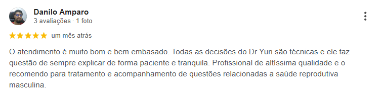 Depoimento Google Dr. Yuri Lobato